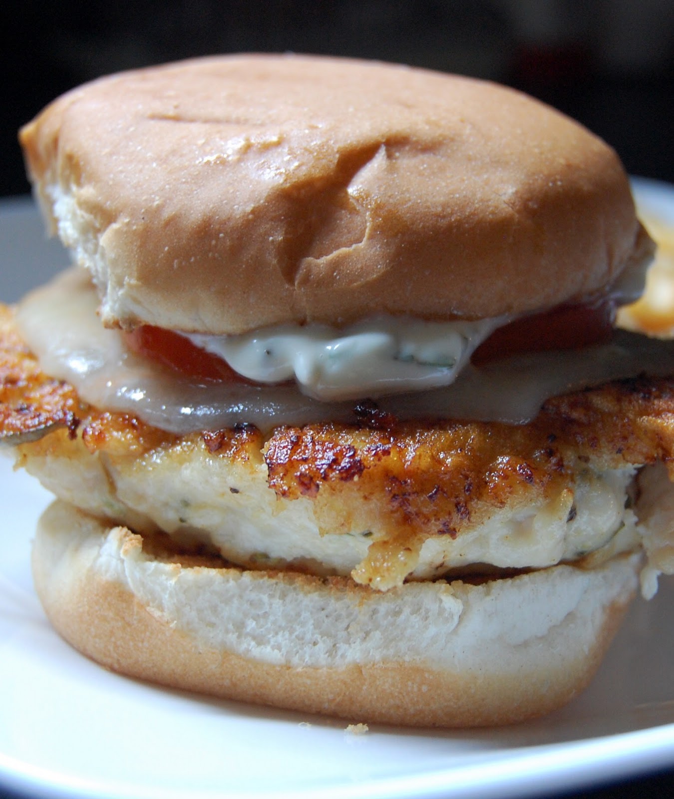 Cassie Craves Burger and Fries Friday Chicken Burgers with Rosemary