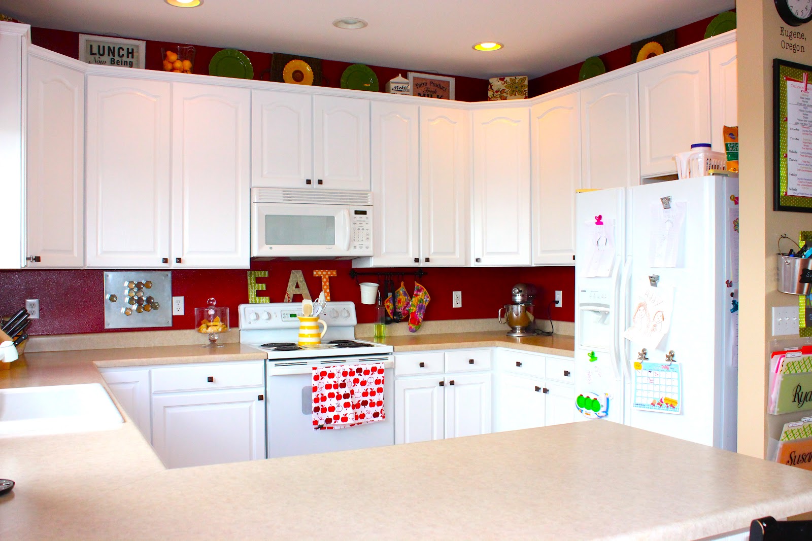 Bead board kitchen cabinets Painted Beadboard Kitchen Cabinets