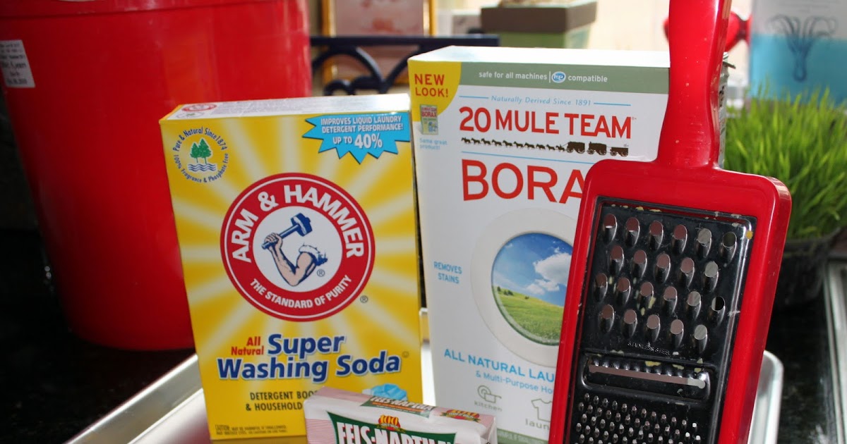 Sunny Days Homemade Laundry Soap / Detergent