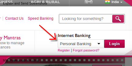Axis bank forex internet banking