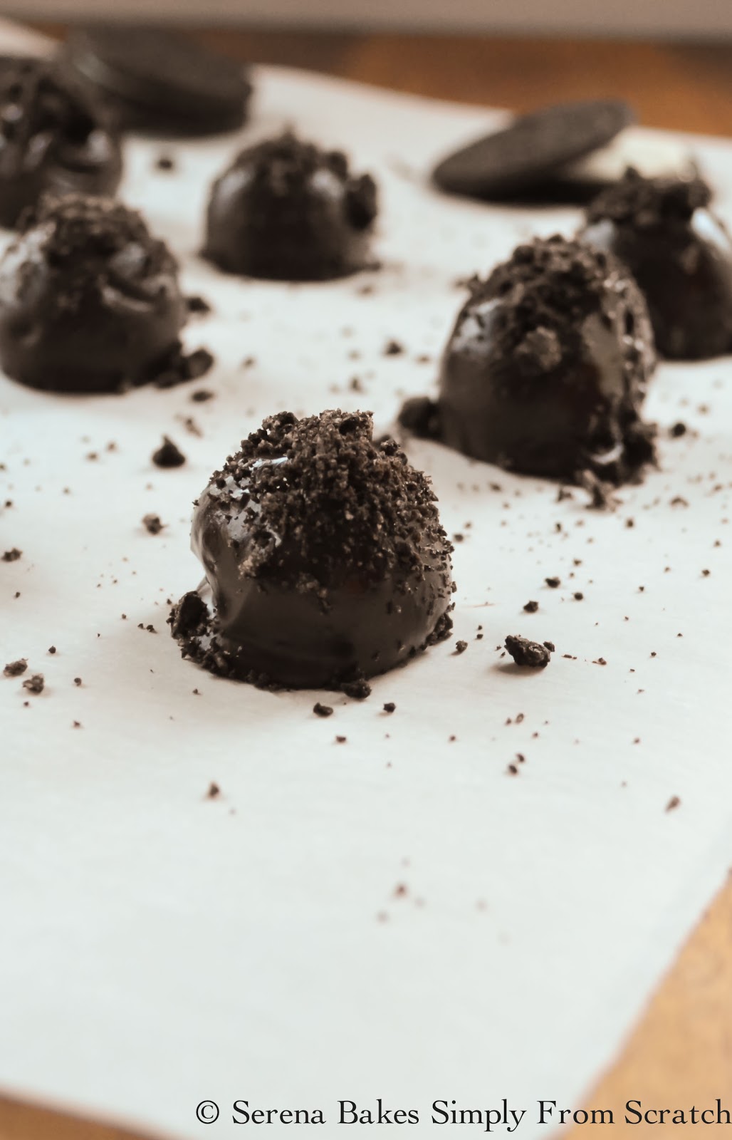 Mint Oreo Cookie Balls Serena Bakes Simply From Scratch