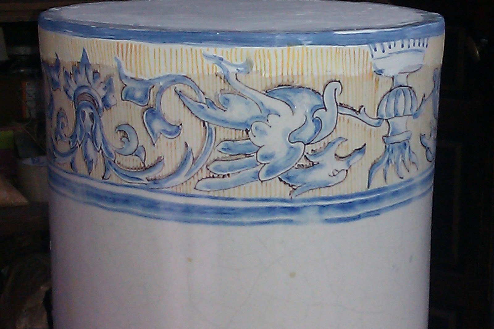 Cerámica de Aguado: Proceso de Restauración de un paragüero de