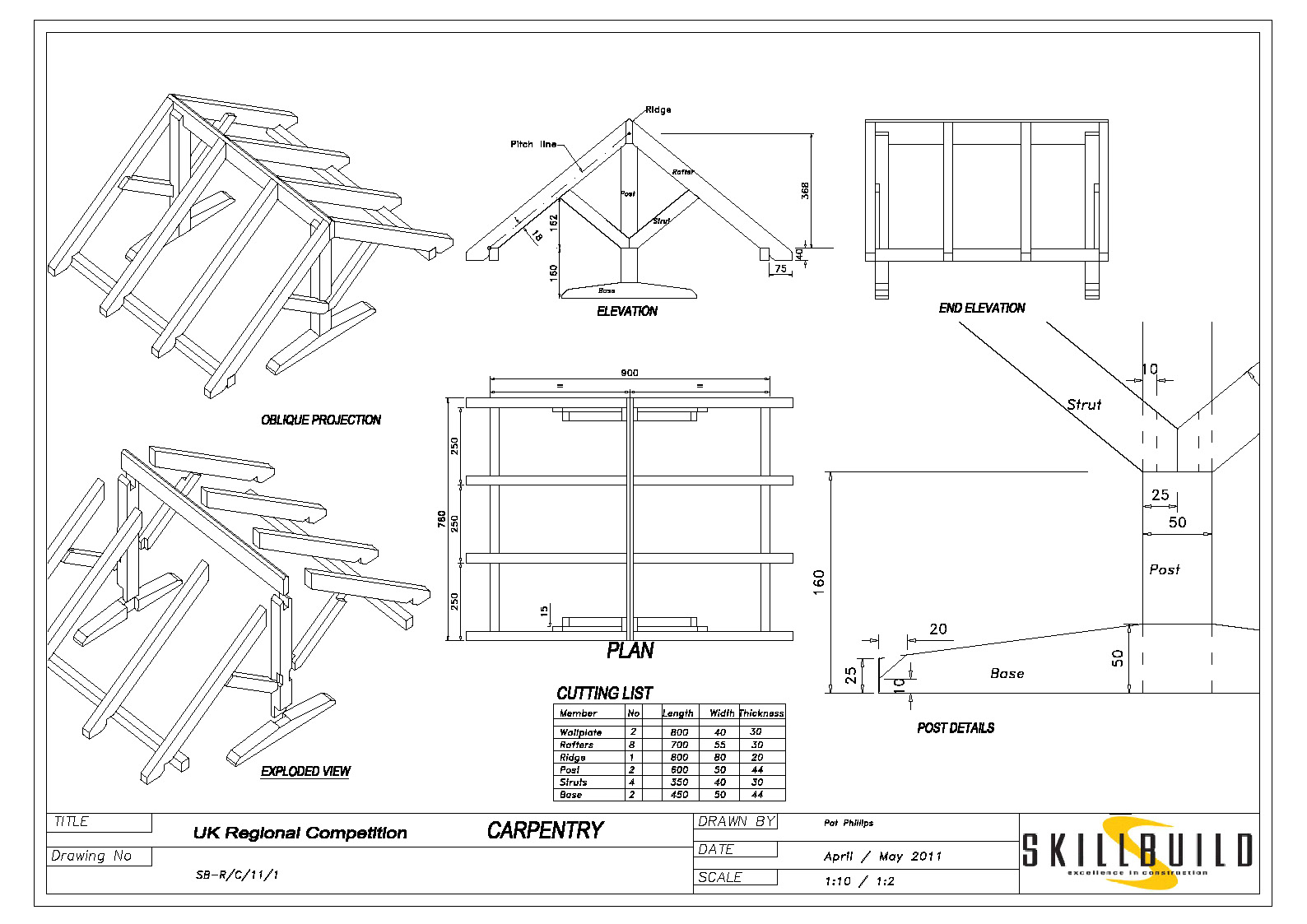 Roof Framing Geometry World Skills International Competition Roof