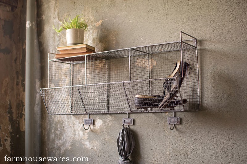 farmhouse musings I Love the Vintage Locker Room Look
