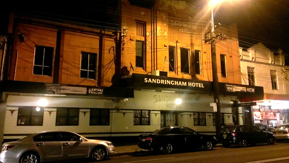 Sydney Pub List Sandringham Hotel, Newtown