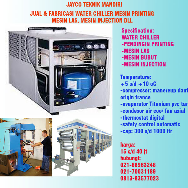 WATER CHILLER INDONESIA waterchillerindonesia JUAL WATER CHILLER JAKARTA