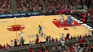 NBA 2K13 Chicago Bulls Court Patch United Center Mod