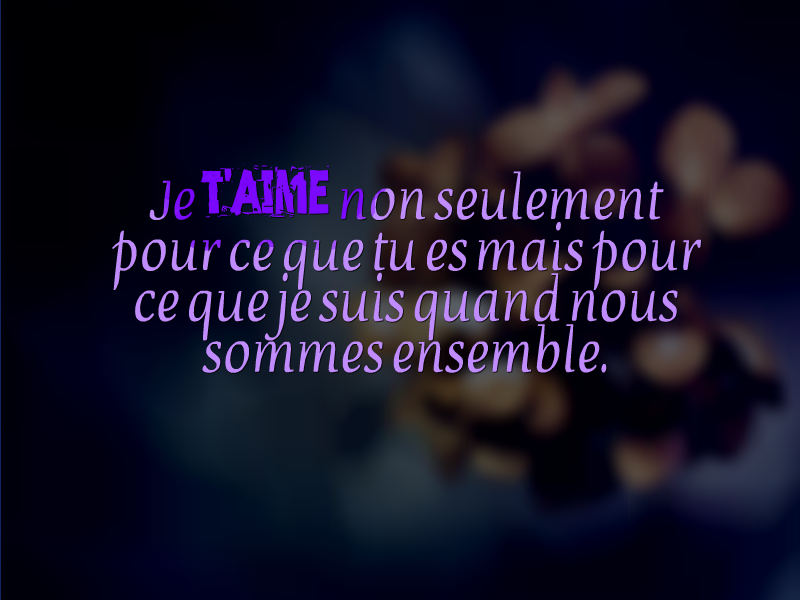 phrase romantique a dire a une femme