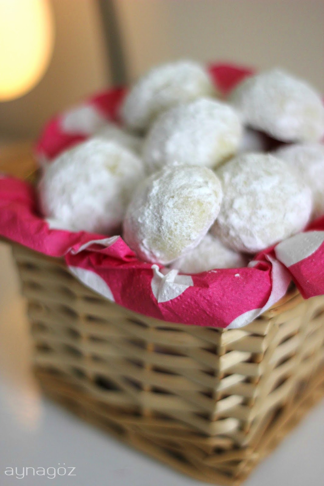 AynaGöz. Portakallı Kartopu Kurabiye