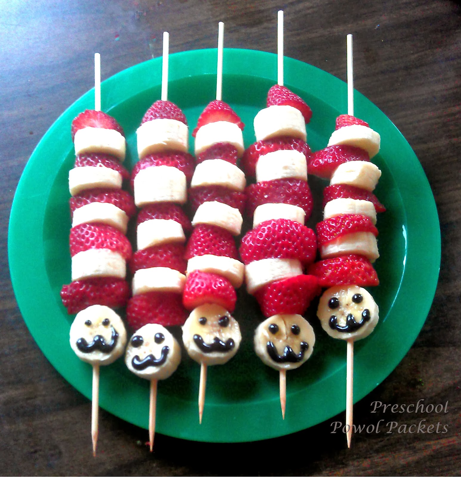 Giant Cat in the Hat Fruit Kabobs Preschool Powol Packets