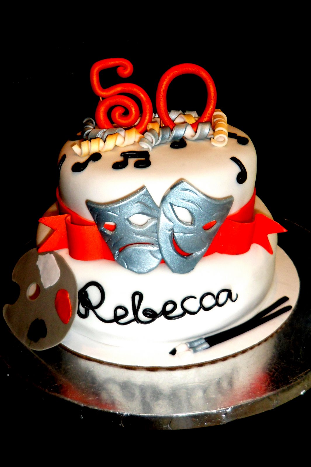 Kandice's Cakes Artsy Drama Cake