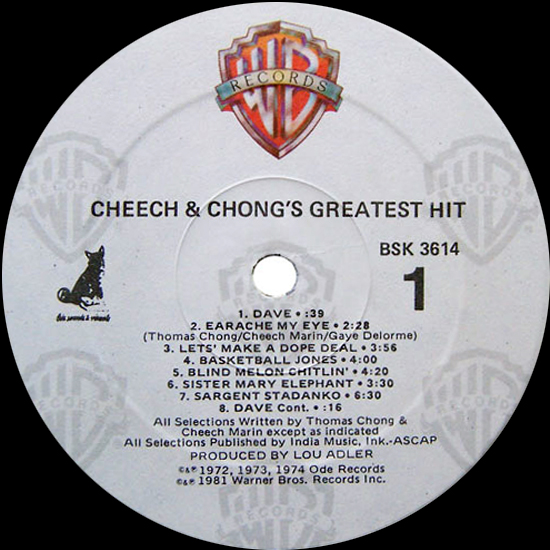 Vintage Stand Up Comedy Cheech Chong Greatest Hit 1991