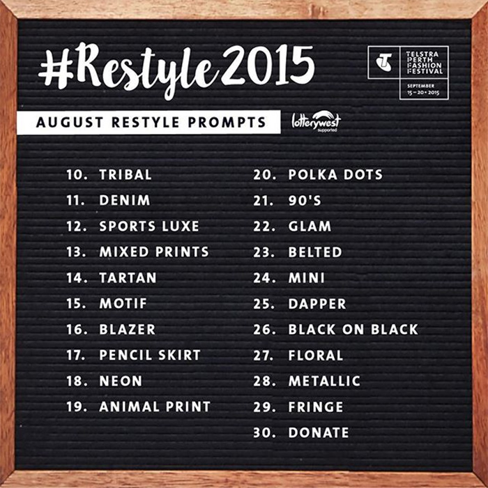 Restyle 2015 prompts
