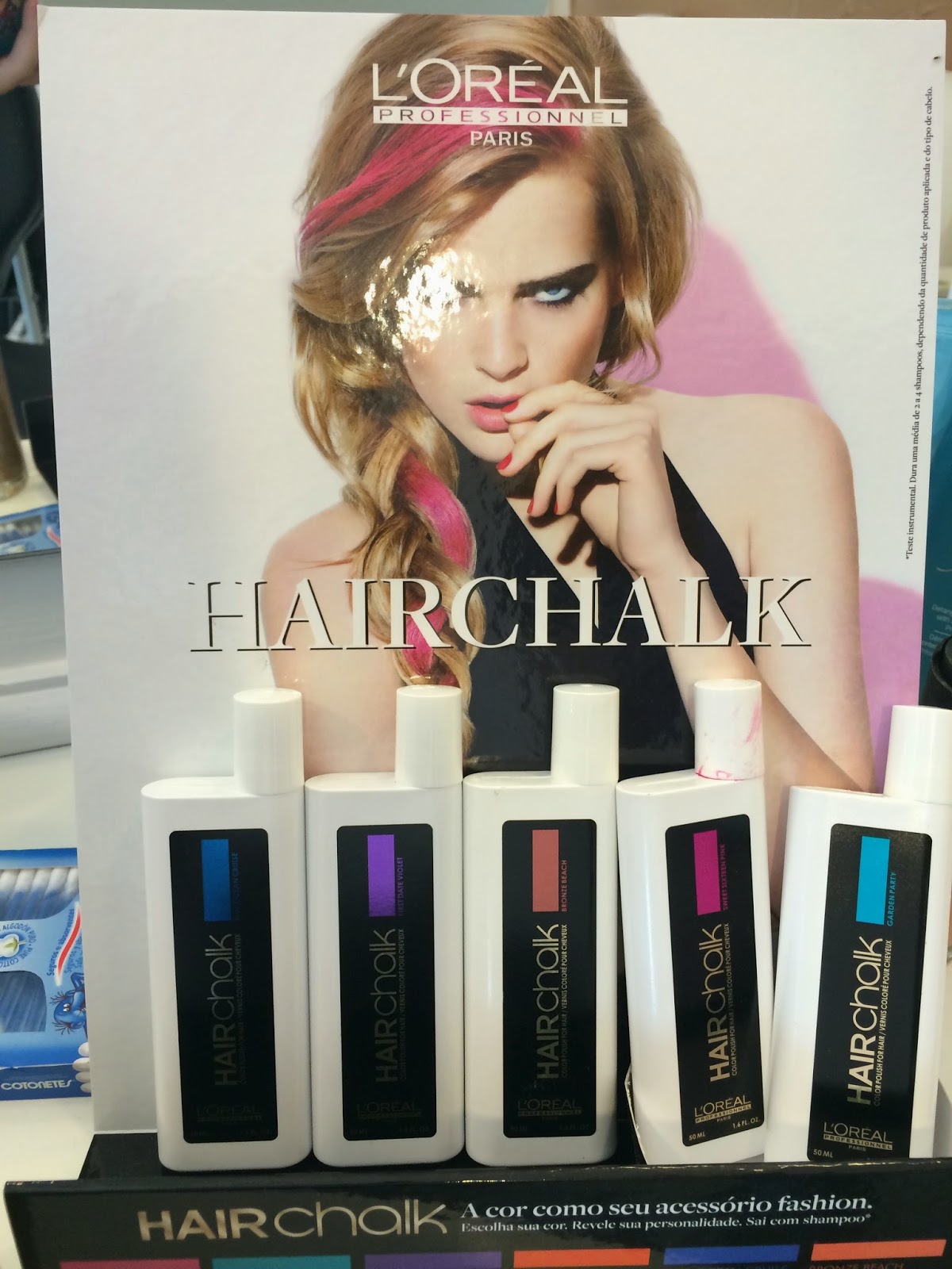 Café com Canela Hair Chalk Loreal febre colorida para o cabelo