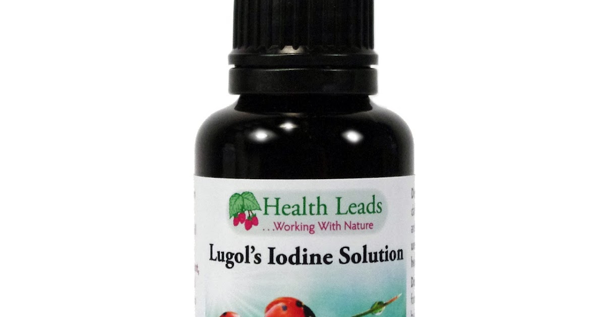 Health Leads UK Ltd Lugols Iodine Solution 30ml & 100ml
