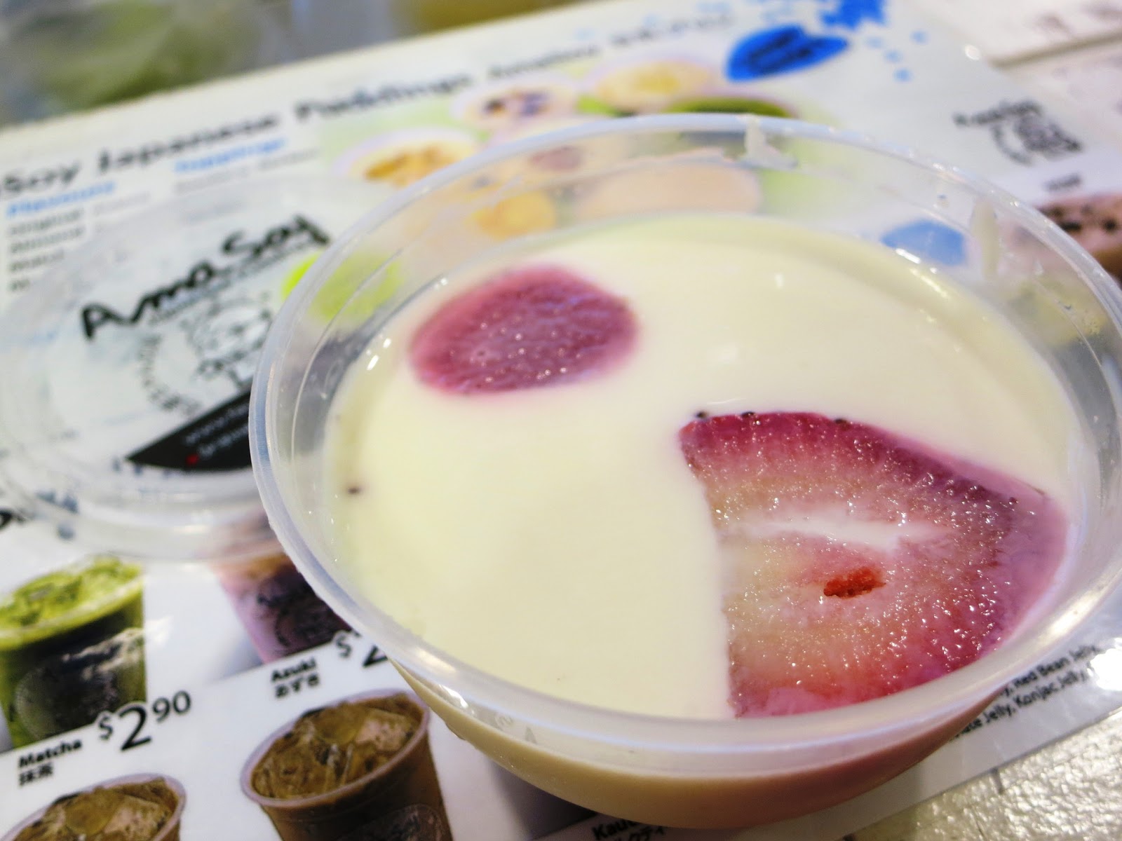 PinkyPiggu AmaSoy Japanese Pudding Interesting New Flavours Enhanced