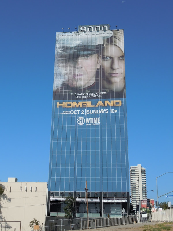 Giant Homeland TV billboard