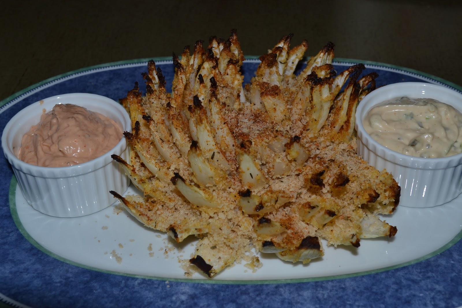 Al's Recipe Reviews Baked Blooming Onion