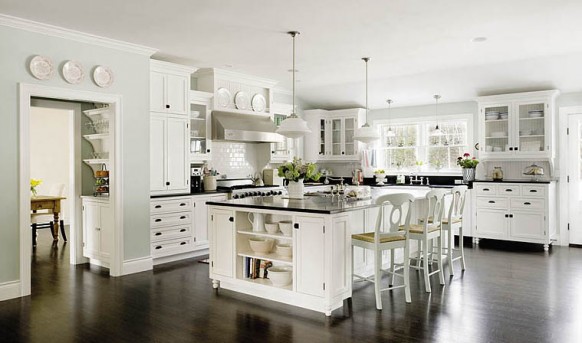 مطابخ بيضاء اللون مودرن 2014 White Kitchens 263