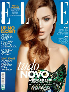 Josephine Skriver featured on Elle Brazil Magazine Cover January 2014 Magazine Cover : Josephine Skriver Magazine Photoshoot Pics on Elle Magazine Brazil January 2014 Issue