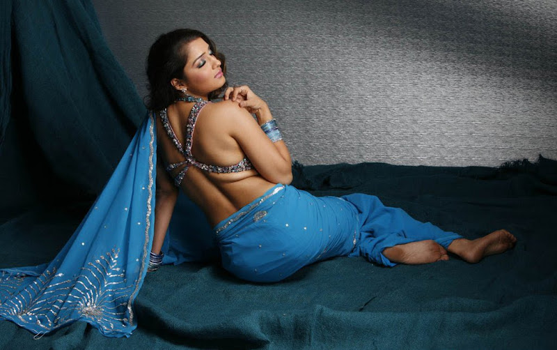Actress Nikitha Hot Saree Below Navel Show Photos gallery pictures
