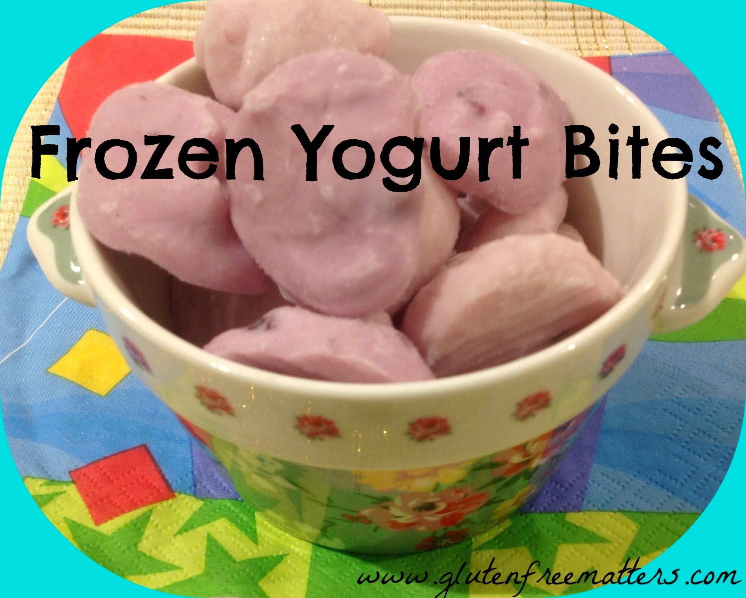 Gluten Free AZ Frozen Yogurt Bites
