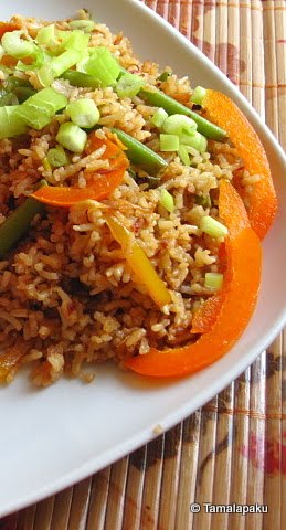 Thai Vegetable Fried Rice With Coconut Milk