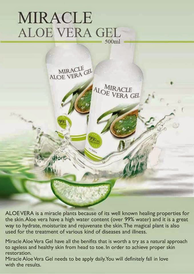 HW005 Miracle Aloe Vera Gel 99 Organ (end 8/6/2019 138 PM)