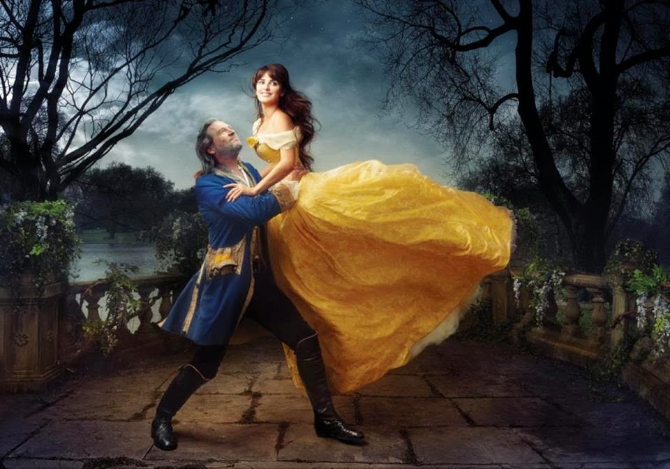 Penélope Cruz y Jeff Bridges como La Bella y la Bestia Penélope Cruz y Jeff Bridges como La Bella y la Bestia