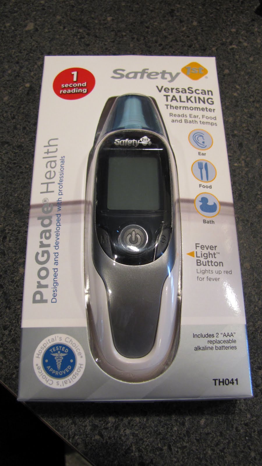 Safety 1st Sound Moments Audio Monitor & VersaScan TALKING Thermometer