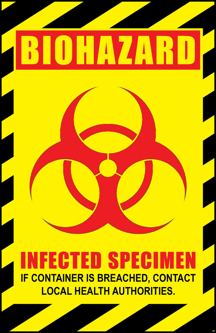 Propnomicon Biohazard Specimen Label