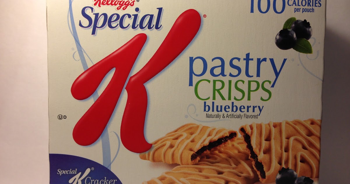 Crazy Food Dude Review Kellogg's Special K Blueberry Pastry Crisps