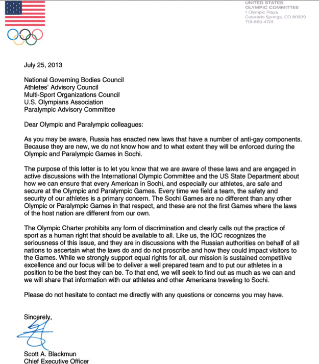 Joe. My. God. US Olympic Committee We're Working To Ensure Safety At