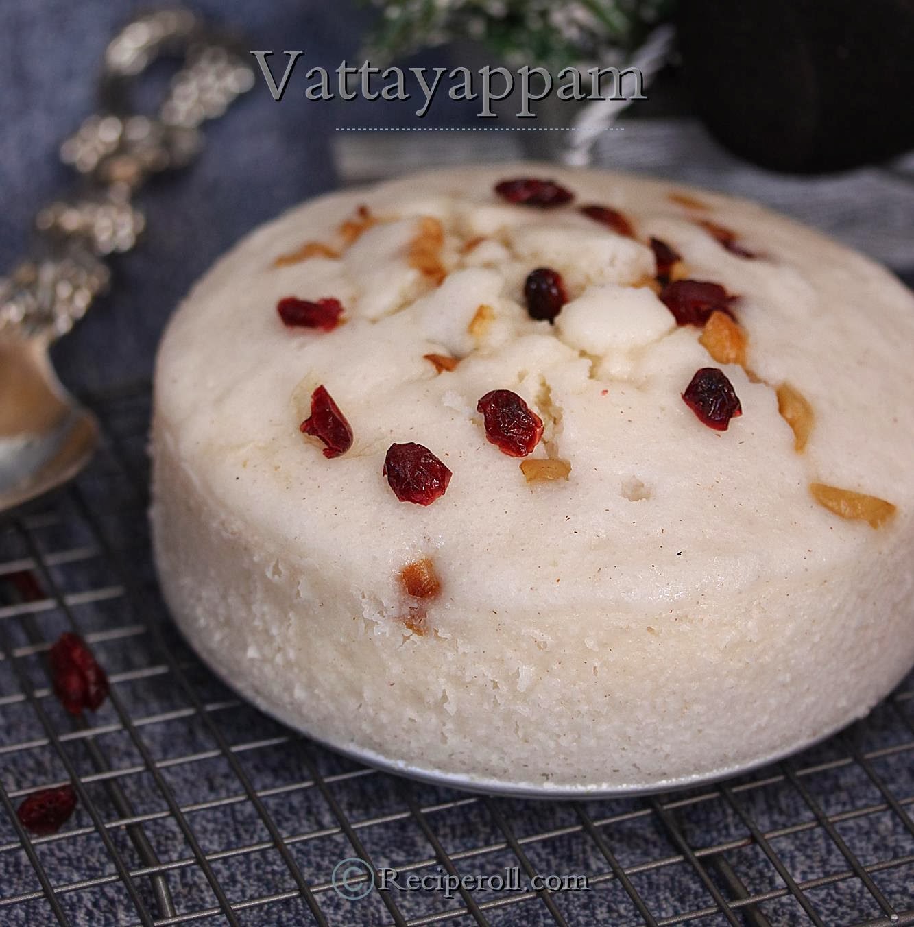 Vattayappam Steamed Rice Cake