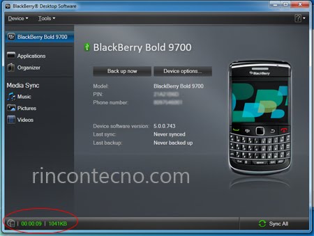 ADO Móvil en tu Blackberry