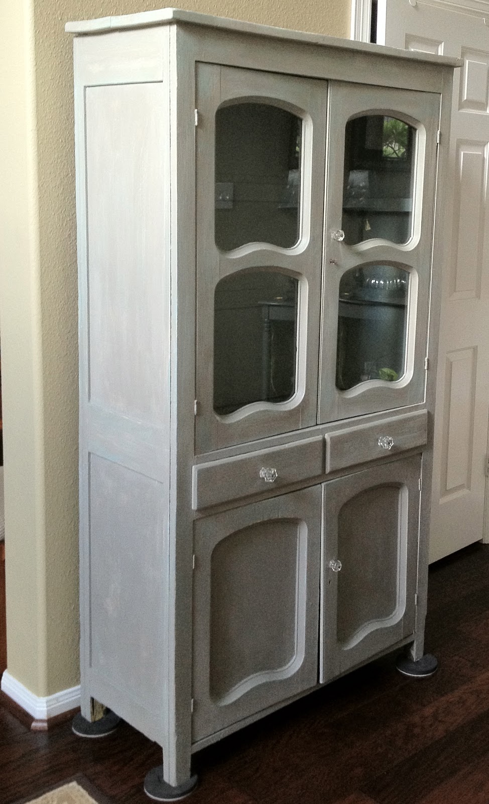 Organize Conquer Clutter Beautify Your Home The Old Antique Hutch Makeover