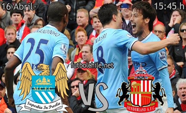 Manchester City vs Sunderland - Premier League - 15:45 h - 16/04/2014