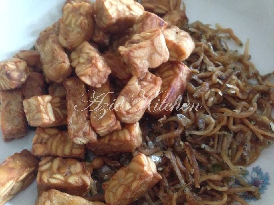 Tempe Goreng Bersambal Dengan Ikan Bilis Azie Kitchen