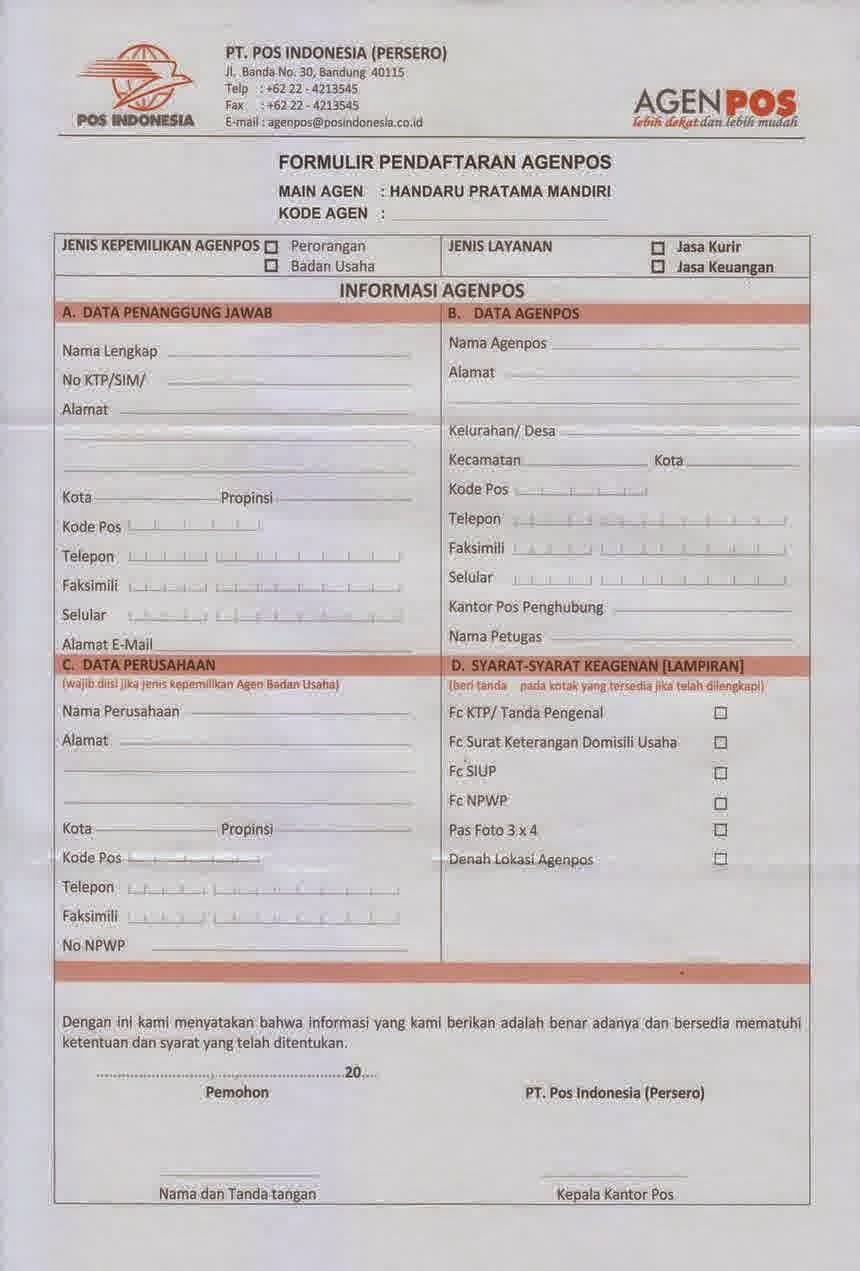 Info Lengkap Cara Menjadi Agenpos Pt Pos Indonesia Bisnis Kurir