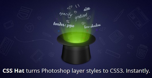 CSS Hat plugin for Photoshop