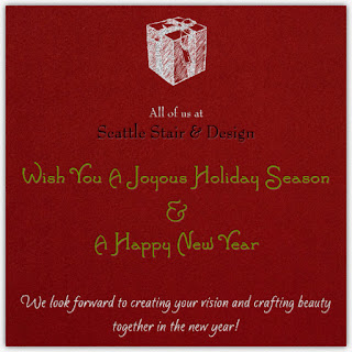 Seattle Stair Holiday Card 