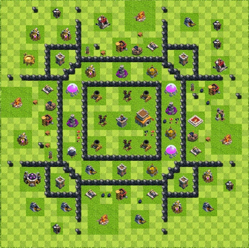 fyrerafa clash of clans layout cv 8