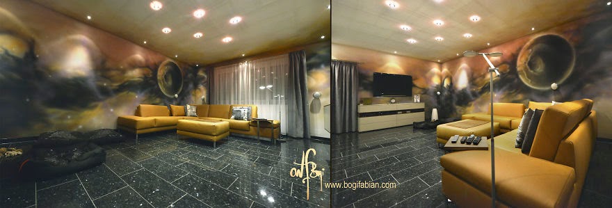 Allow the universe to become a part of your daily life… - When The Lights Go Out, My Glowing Murals Turn These Rooms Into Dreamy Worlds Allow the universe to become a part of your daily life… - When The Lights Go Out, My Glowing Murals Turn These Rooms Into Dreamy Worlds