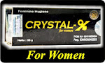 CRYSTAL-X Rahasia Kewanitaan | ASLI - Dipasarkan Distributor Resmi, Kode Dist. N-375781