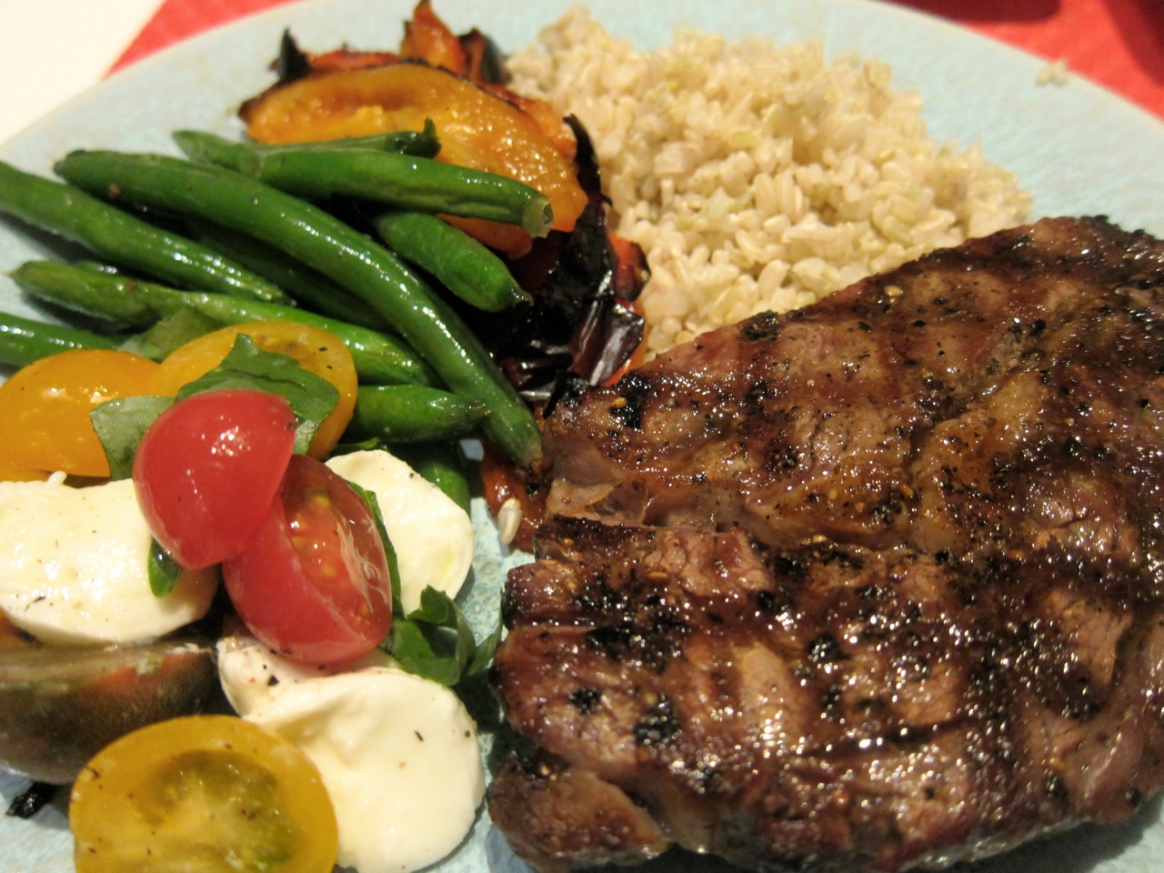Living Deliciously in SoCal: Cook: FJ Steak Dinner #1