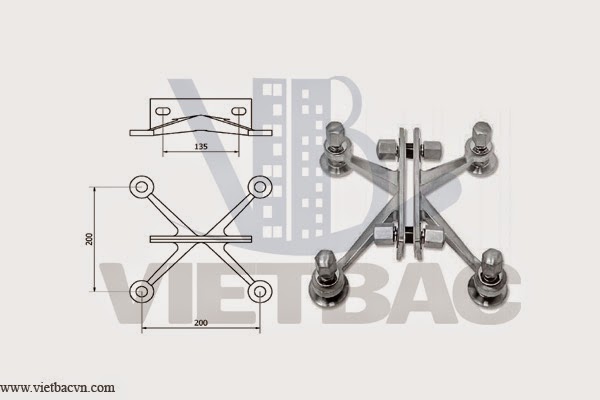 Cung Cấp Và Thiết Kế Phụ Kiện Kính Như Kiềng Nối Kính, Kẹp Kính, Tay Nắm Cửa Kính