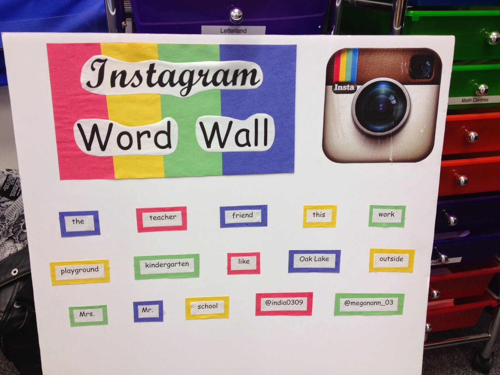 Kindergarten Diva Instagram in Kindergarten!