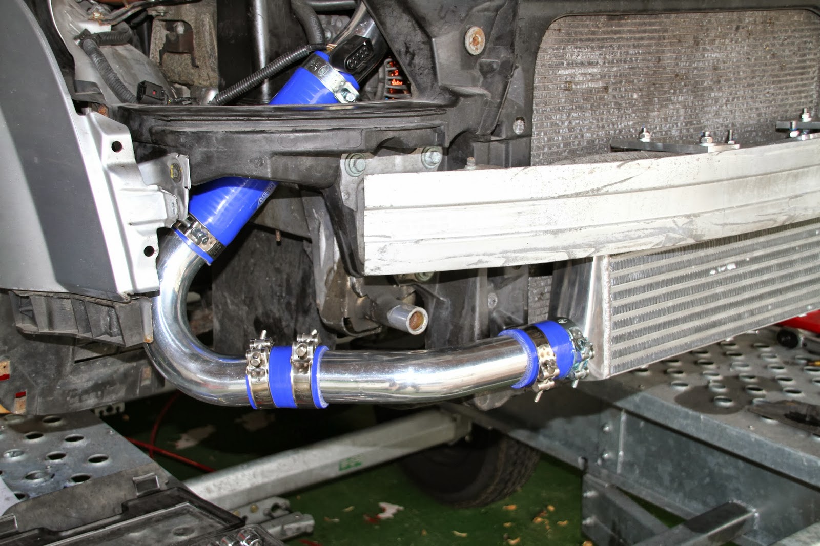 Audi TT Race Car Project New Front Mounted Intercooler (FMIC)