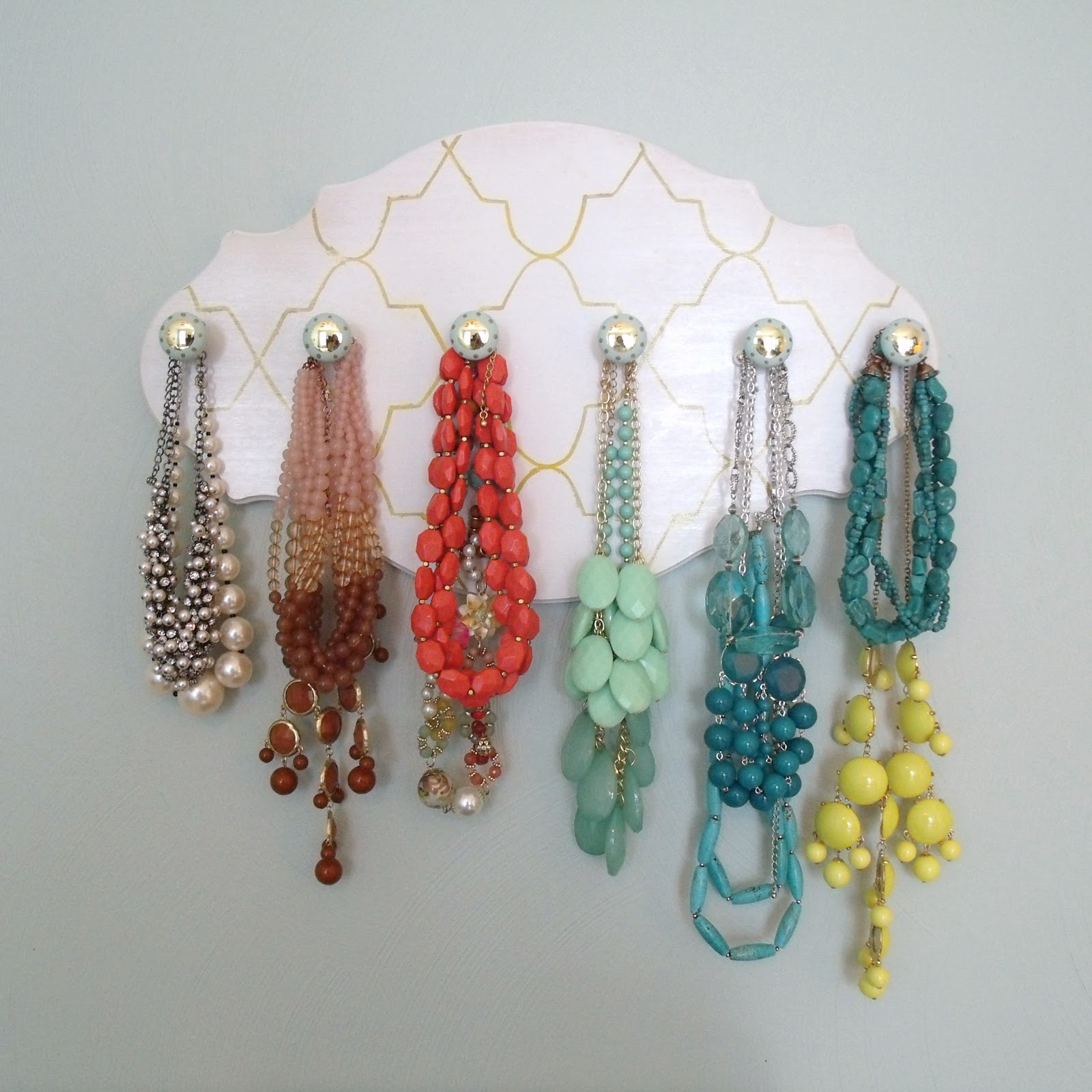 Lovely for Less DIY Necklace Holder