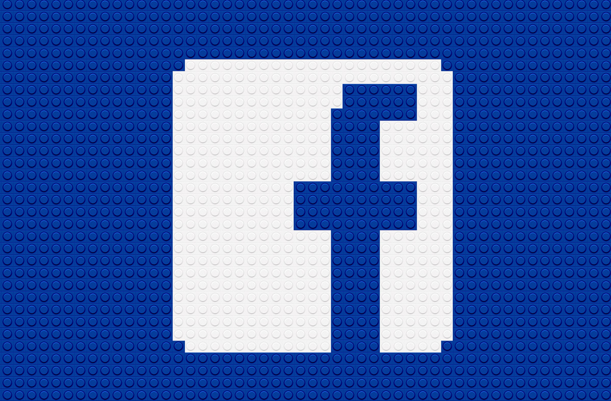 Facebook - Marcas famosas com peças de Lego